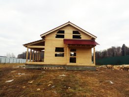 Строительство дома из бруса - проект 086 "Арнлог"